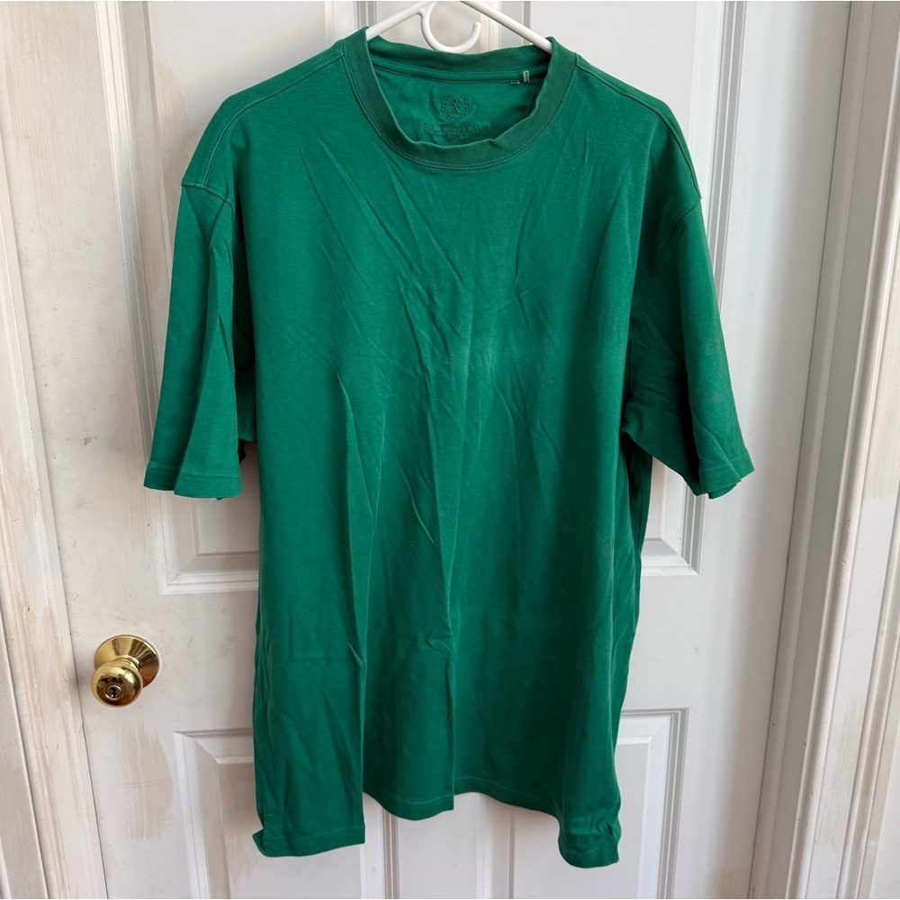 Bugatchi Vibrant Green Short Sleeve Tee - Picture 2 of 5